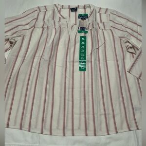 Splendid Linen Blend Blouse size XL NWT